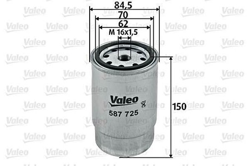 Fuel filter valeo fits - valeo, kia