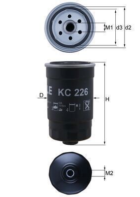 Mahle 226 fuel - fuel, fits